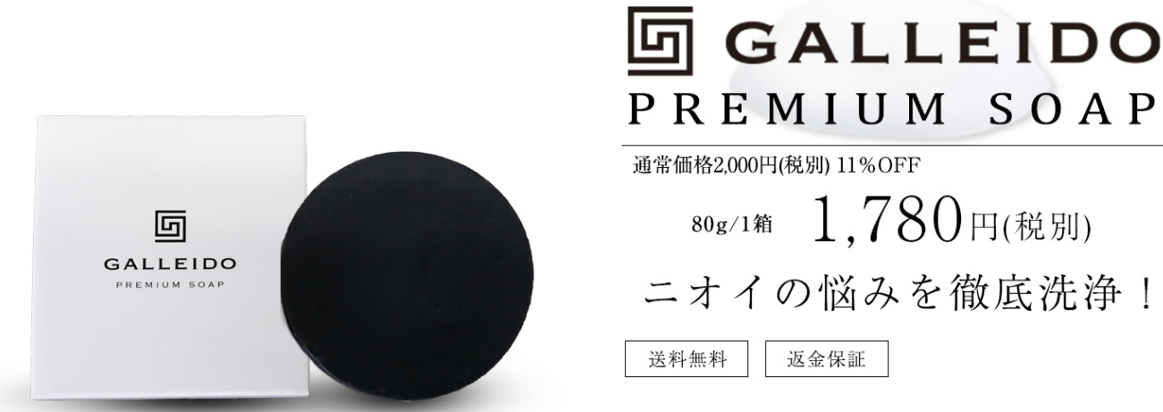 GALLEIDO PREMIUM SOAPの商品と価格